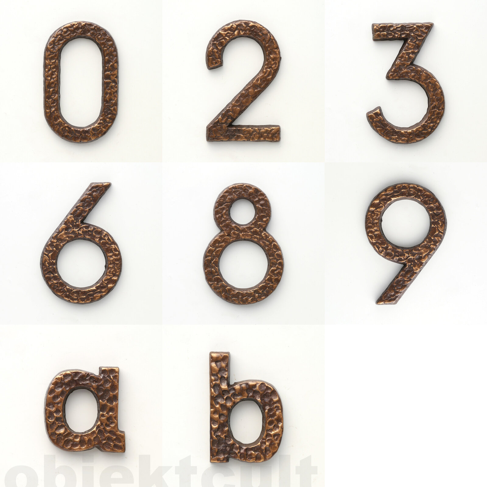 House numbers, Hausnummern, manufacturer: unknown